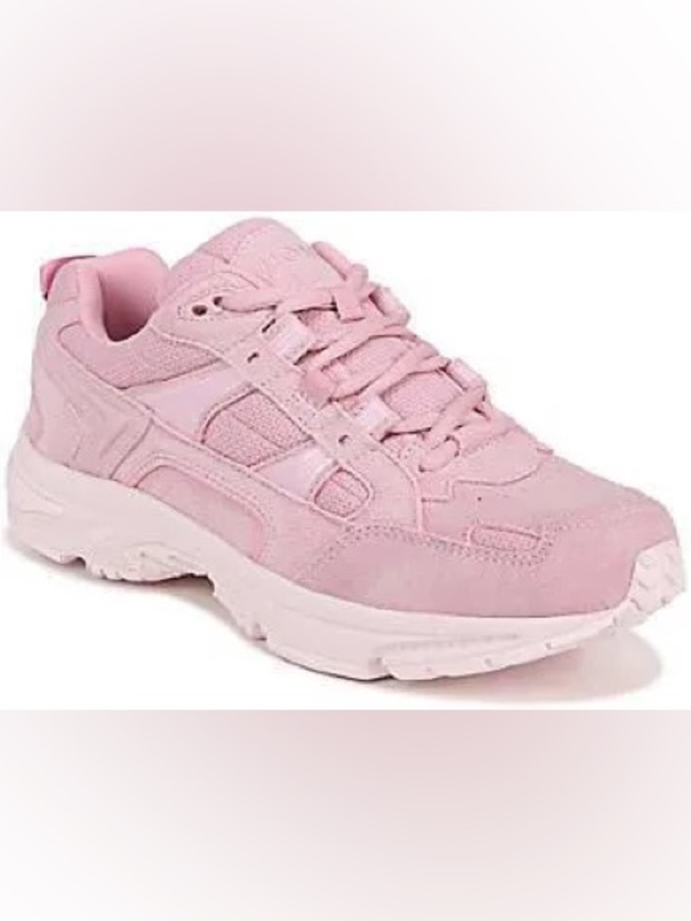 Vionic 23WALK Breast Cancer Awareness Limited Edition Cameo Suede Pink Sneaker 9